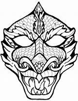 Dragon Face Coloring Printable Head Patterns Burning Wood Mask Drawing Template Pages Pyrography Mandala Faces Tracing Realistic Colouring Imprimer Chinese sketch template