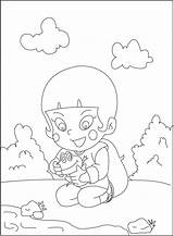 Hattori Ninja Colouring Coloring Pages Sonam sketch template