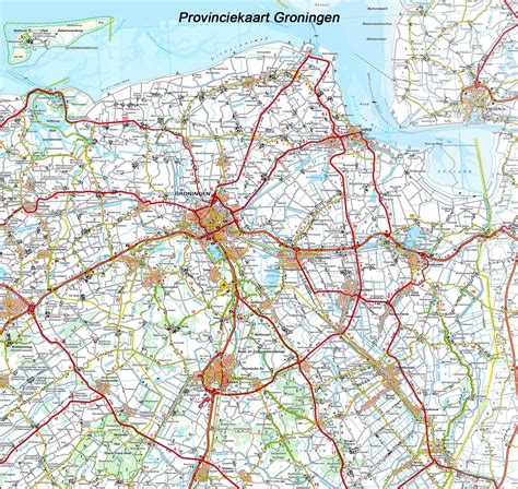 koop provincie kaart groningen  voordelig  bij commee