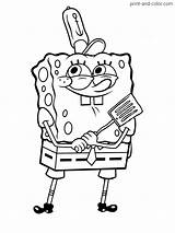 Spongebob Squarepants Patty Krabby Characters Pizza sketch template