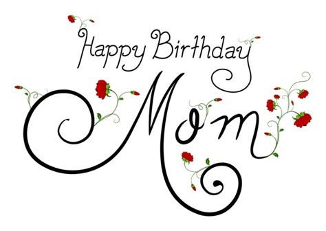 happy birthday mom card graphic design  template  style