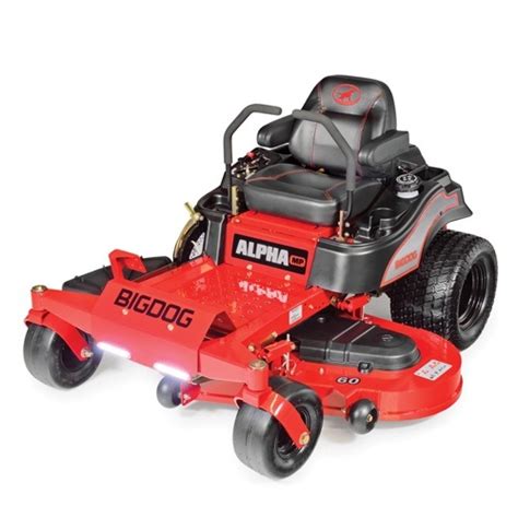 big dog mowers alpha mp   lawn mowers  eagle bend mn stock number