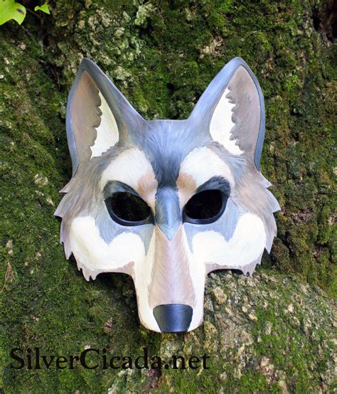 leather wolf mask  attempt  silvercicada  deviantart