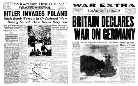 in 1939 when germany and russia invaded poland britain