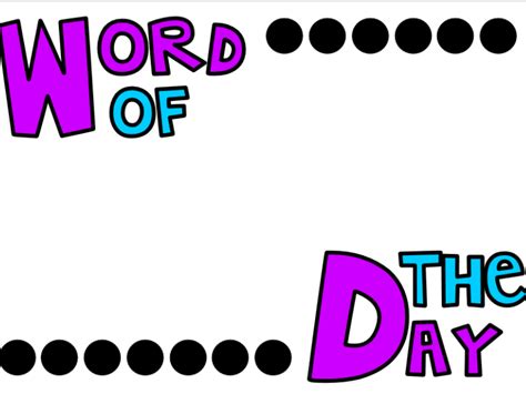 word   day template