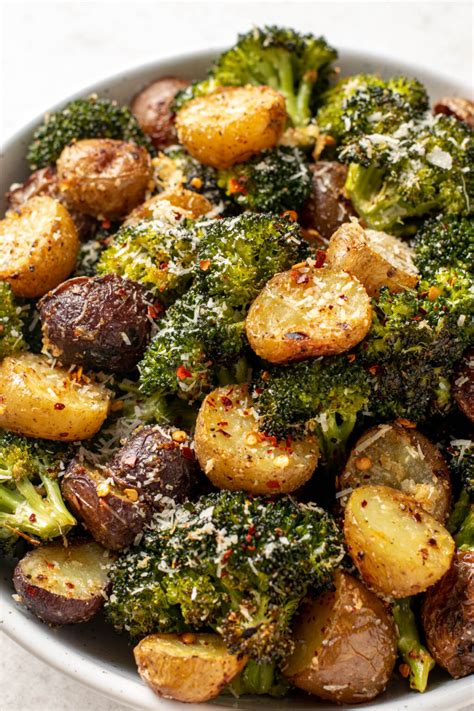 easy roasted potatoes  broccoli liv gluten