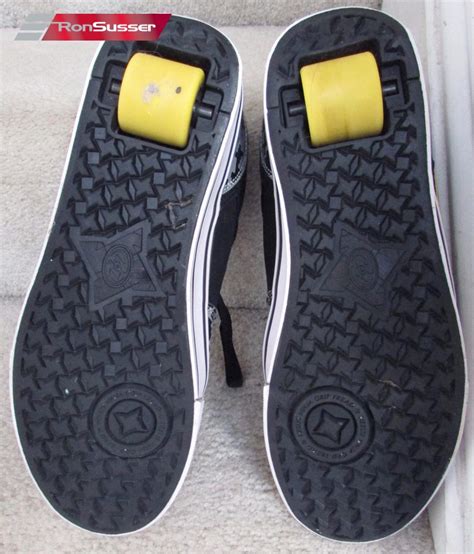 heelys roller shoes motion grey yellow  size adult  ronsussercom