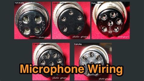 mic wiring links  microphone wiring diagrams  dxzonecom