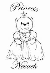 Coloring Pages Name Nevaeh Colouring Princess Names sketch template
