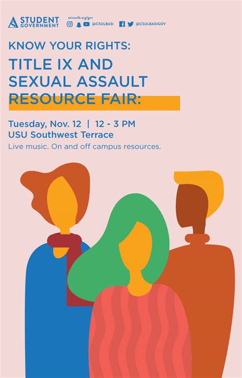 Know Your Rights Title Ix And Sexual Assault Resource Fair