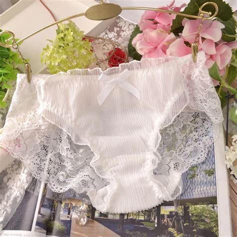 Japanese Lace Cute Sexy Panties Hollow Out Silk Yarn Intimate Underwear