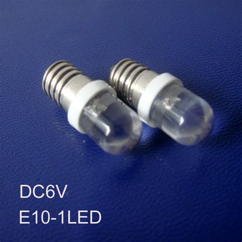 High Quality 6 3v E10 Led Indicator Light 6v Led E10 Bulb E10 Warning