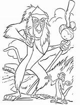 Rafiki Timon Mufasa Pumbaa Simba Getdrawings sketch template