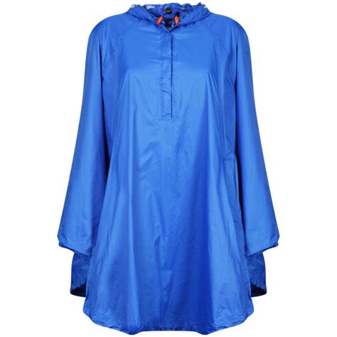 ilse jacobsen women s rain poncho blue free uk delivery over £50