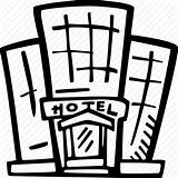 Hotel Drawing Easy Building Accommodation Getdrawings Clipartmag Icon sketch template
