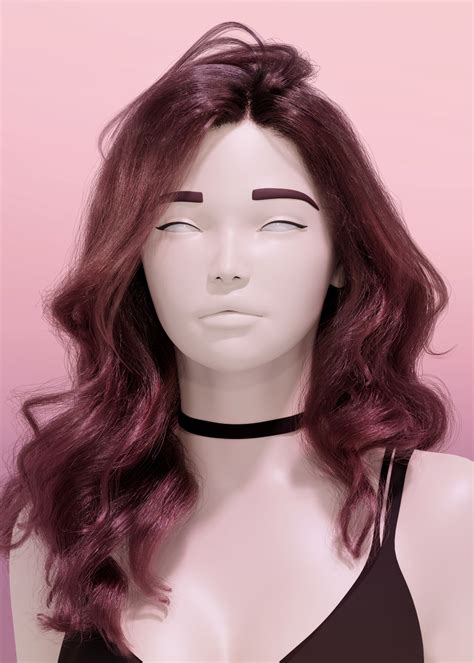 Blender 3d Blender Hair Blender Models Wig Hairstyles Womens