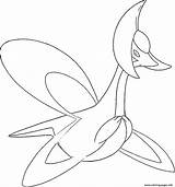 Coloring Cresselia Pages Generation Printable sketch template