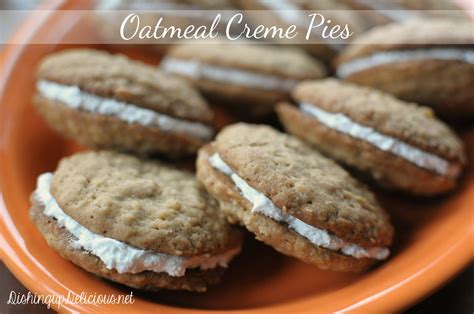 dishing up delicious oatmeal cream pies