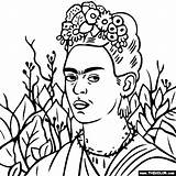 Frida Kahlo Coloring Thorn Livres Colorare Broderie Effortfulg Khalo Bordado Disegni Obras Resultado Coloriages Thecolor Picasso Peinture Visuels Peintures Papier sketch template