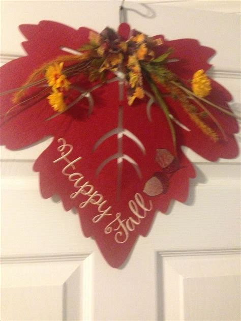 happy fall dollar tree felt owl    door hanger