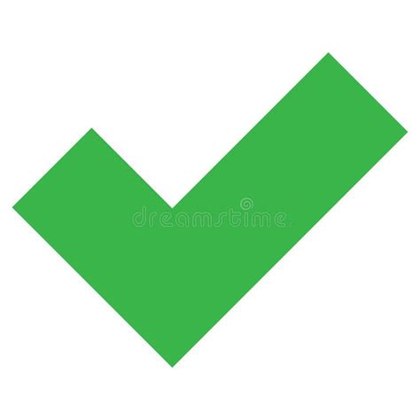vinkje correct symbool  groen ja teken groene vinkje afbeelding stempictogram stock