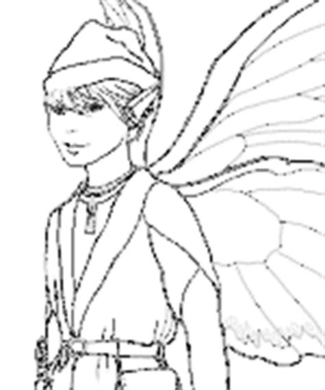 bild galeria boy fairy coloring pages