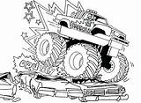 Monster Truck Coloring Pages Colouring Digger Grave Printable Trucks Bigfoot Kids Jam Color Drawing Sheets Fire Tow Engine Print Mud sketch template
