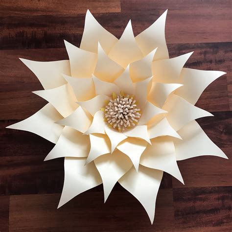 paper flowers  petal  paper flower template  base digital