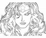 Coloring Wonder Woman Pages Face Printable Injustice Women Drawing Catwoman Draw Batman Gods Logo Print Girl Outline Among Color Police sketch template