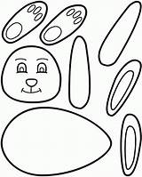 Easter Bunny Printable Crafts Kids Template Coloring Craft Pages Activities Templates Paper Ears Face Activity Rabbit Cut Cutout Bigactivities Puppet sketch template