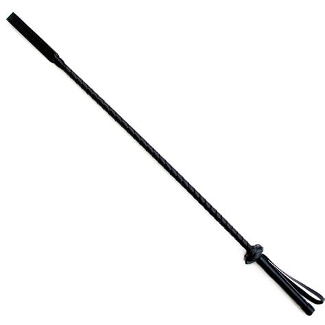 70cm fetish leather whip rod wand lash strap flog spanking stick slap