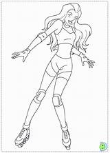 Totally Spies Coloring Pages Books sketch template