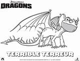 Dragon Coloriage Terrible Terreur Coloriages Imprimer Magique Propre Ligne sketch template