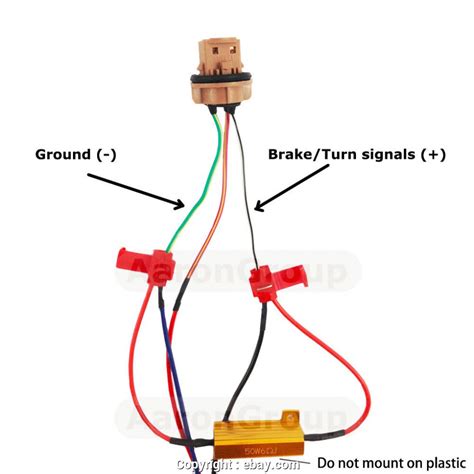 load resistors  led turn signal lights youtube led load resistor wiring