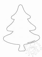 Christmas Felt Tree Template Ornament Coloring Drawing Getdrawings Paintingvalley sketch template