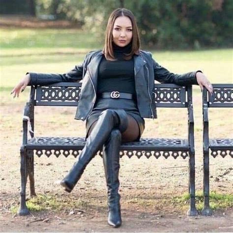 thigh boot thigh high boots over the knee boots sexy leather outfits