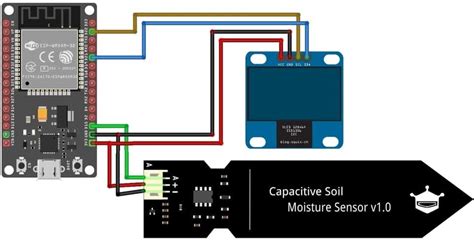 capacitive soil moisture sensor  schematic