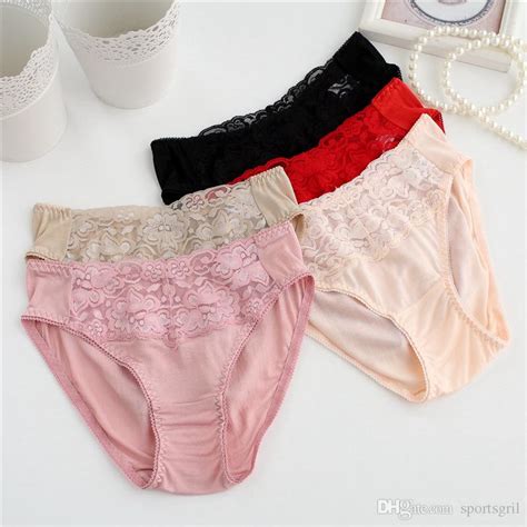 2021 100 mulberry silk panties for woman low waist sexy lace