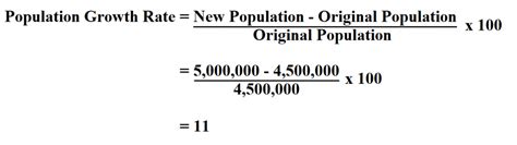 calculate population growth rate