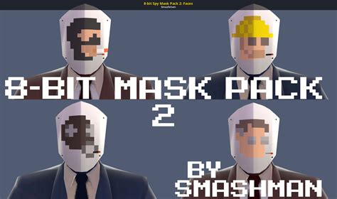 8 Bit Spy Mask Pack 2 Faces [team Fortress 2] [skin Mods]