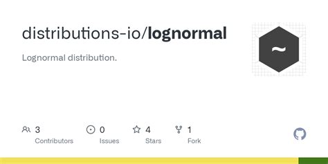 github distributions iolognormal lognormal distribution