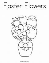 Easter Coloring Flowers Pascua Ama Jesus Feliz Pages Flower Print Printable Colouring Twistynoodle Bunny Noodle Printables Favorites Login Add Built sketch template