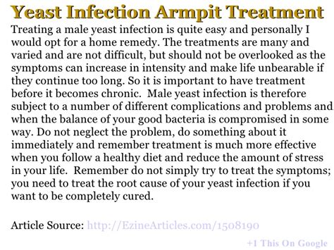Yeast Infection Armpit