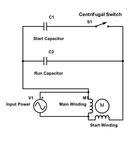 start run capacitor wiring diagram wiring diagram  schematic role