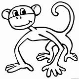 Monkey Spider Coloring Coloring4free Pages Printable Related Posts sketch template