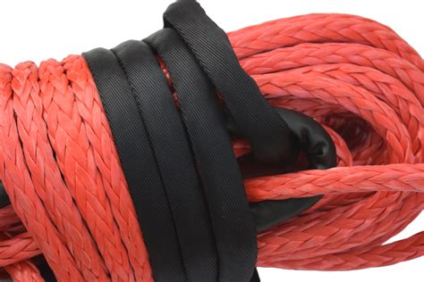 mmm red synthetic winch rope  hookatv winch cable offroad  toptop outdoor