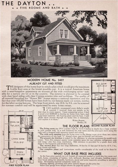 sears roebuck house plans sears house plans bungalow house plans kit homes
