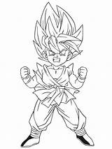 Coloring Goku Pages Dragon Ball Super Saiyan Goten Form Little Color Kids Printable Print Drawing Recommended Getcolorings Popular Gt Coloringhome sketch template