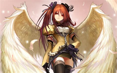 anime angel anime girls wings wallpapers hd desktop  mobile