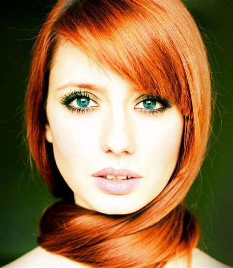 red hair green eyes hairstyles hair